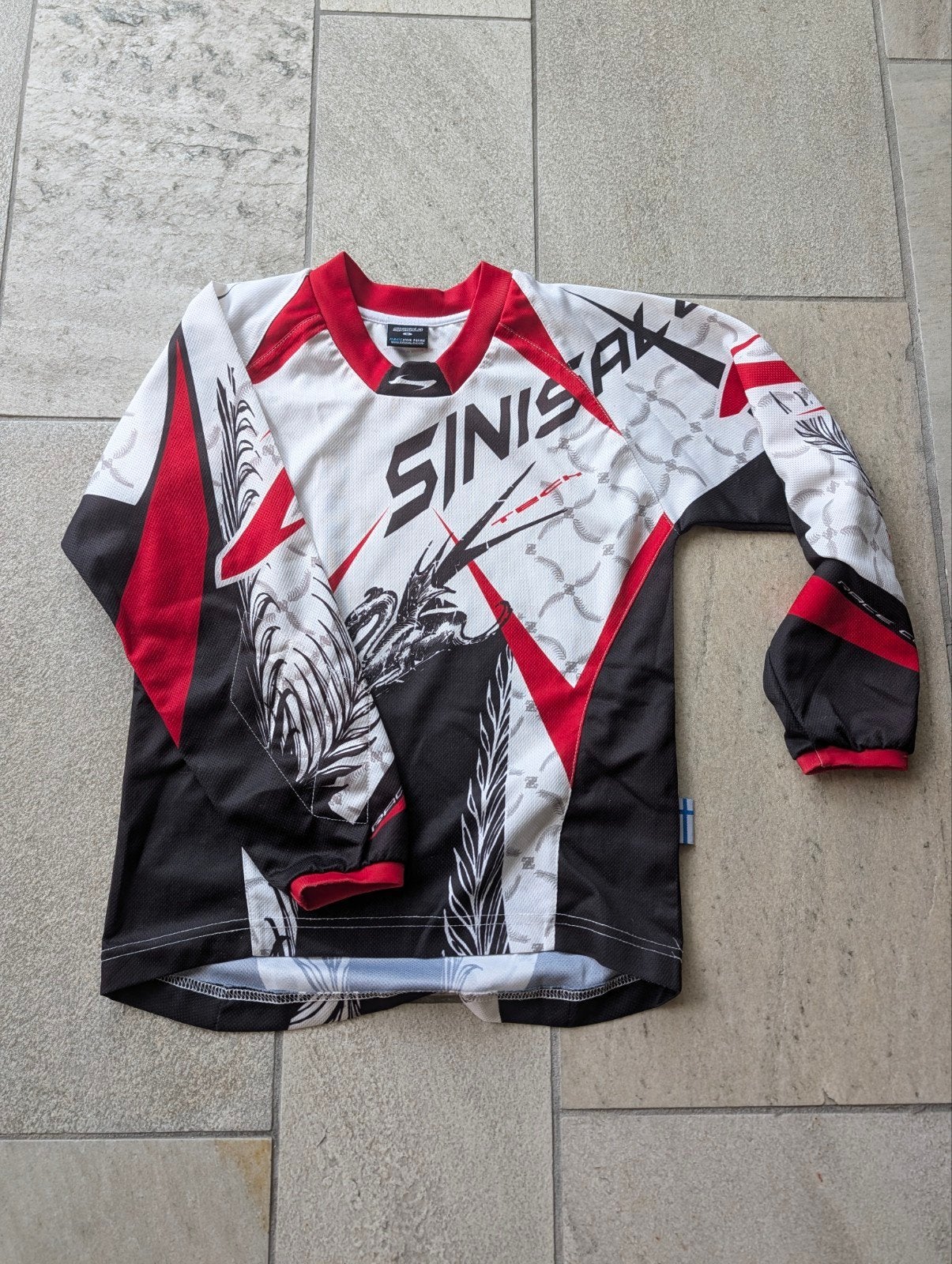 Sinisalo BMX / motocross shirt kind maat S ( 128 cm), Ophalen of Verzenden, S