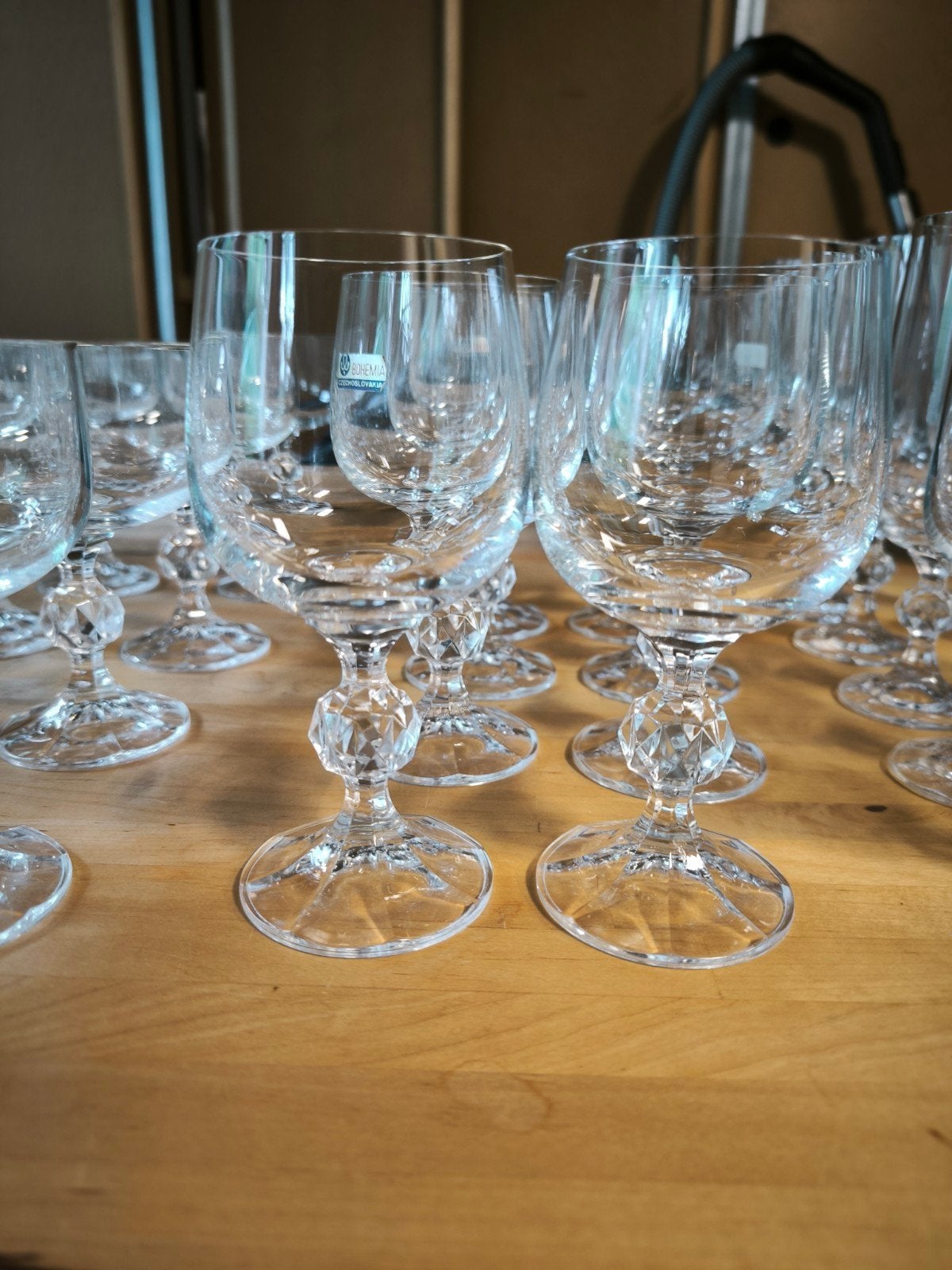 vintage boheems kristal model sterna 39 stuks, Ophalen, Zo goed als nieuw, Overige typen