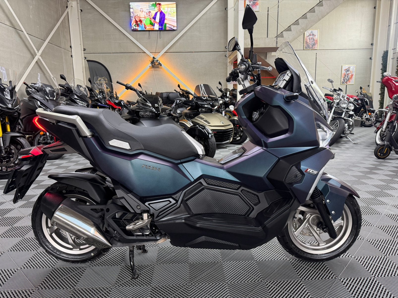 SYM 125 ADX * GARANTIE * 2024 * 4.500 km, D, Autres modèles, 125 cm³, Comme neuf