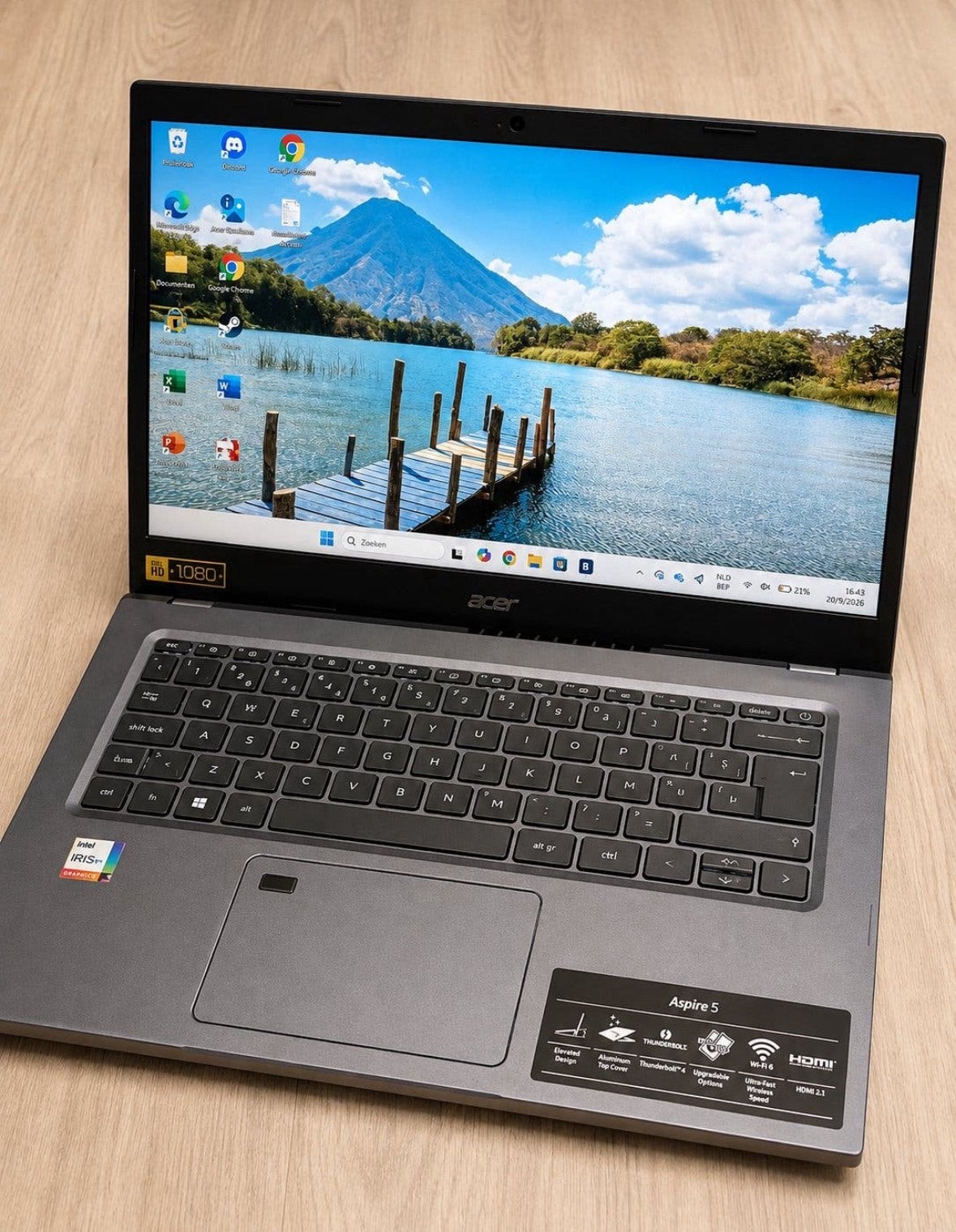 Ordinateur portable Acer Aspire 5 14 », Informatique & Logiciels, Enlèvement ou Envoi, Comme neuf, 16 GB, SSD