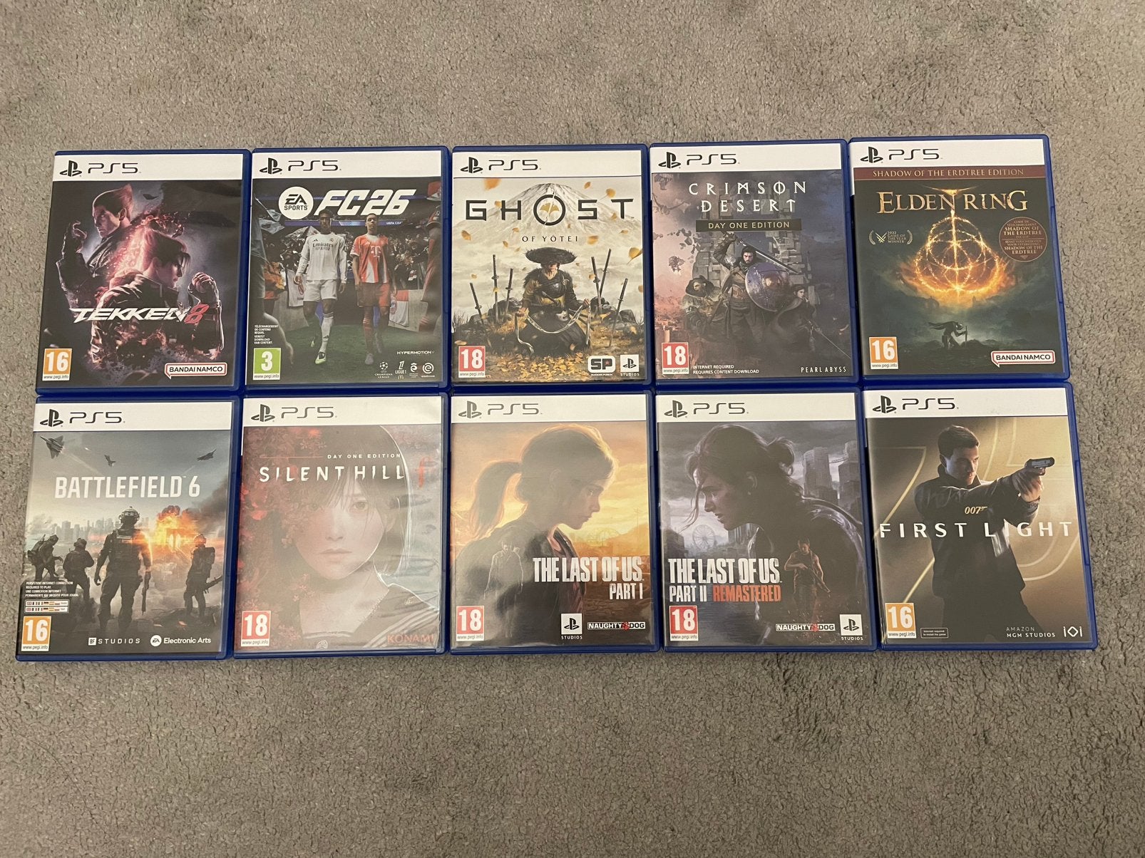PS5 GAMES, Enlèvement, Comme neuf