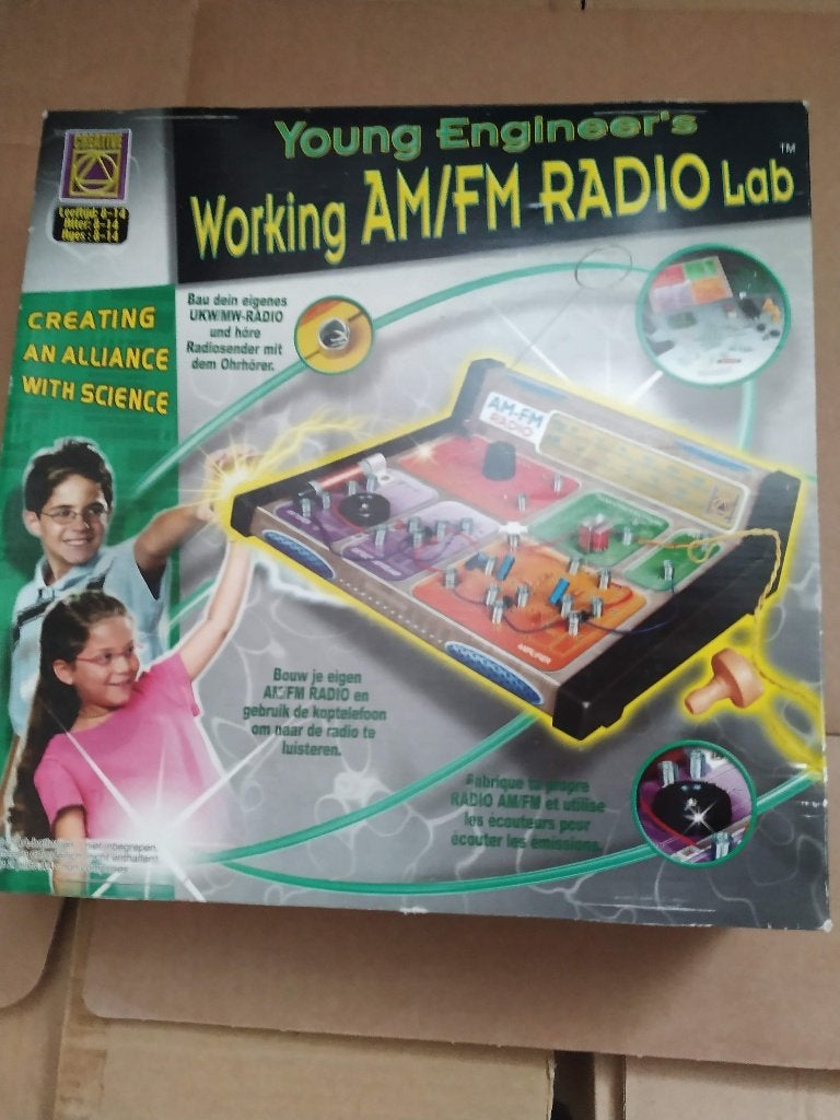 working am/fm radio zelf in mekaar steken leerrijk, Enfants & Bébés, Enlèvement ou Envoi