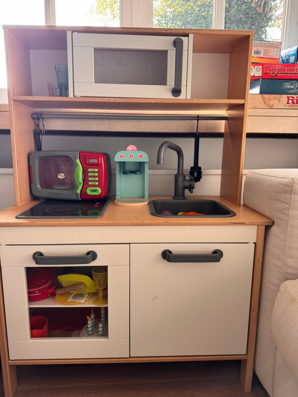 Speel keuken Ikea met toebehoren, Ophalen, Gebruikt, Hout, Speelkeuken