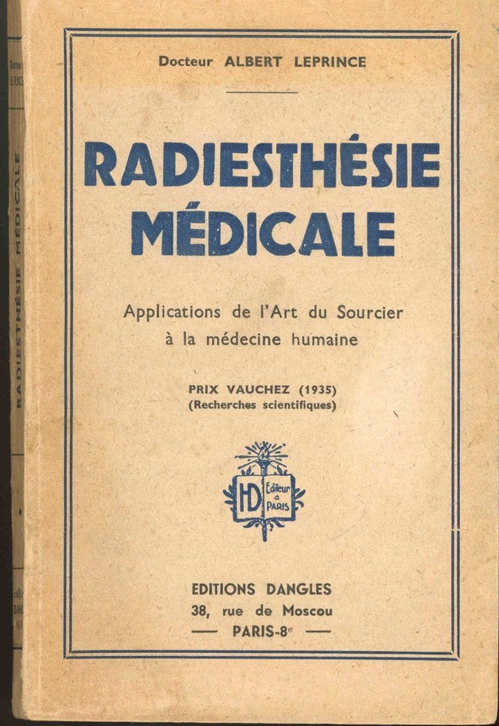 Radiesthésie médicale - Dr A Leprince, Enlèvement ou Envoi, Utilisé