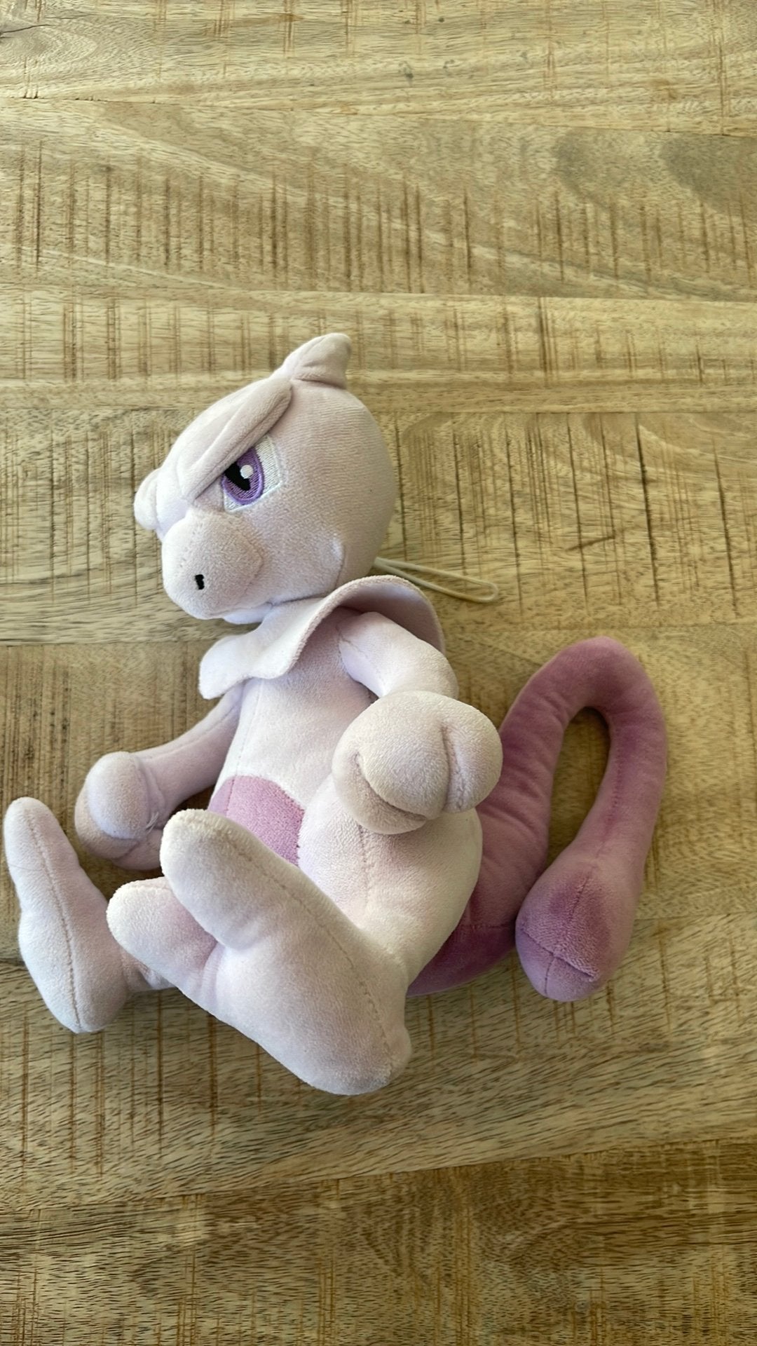 Mewtwo pluche Pokémon, Pokémon, Ophalen of Verzenden, Zo goed als nieuw, Klein (minder dan 20 cm)