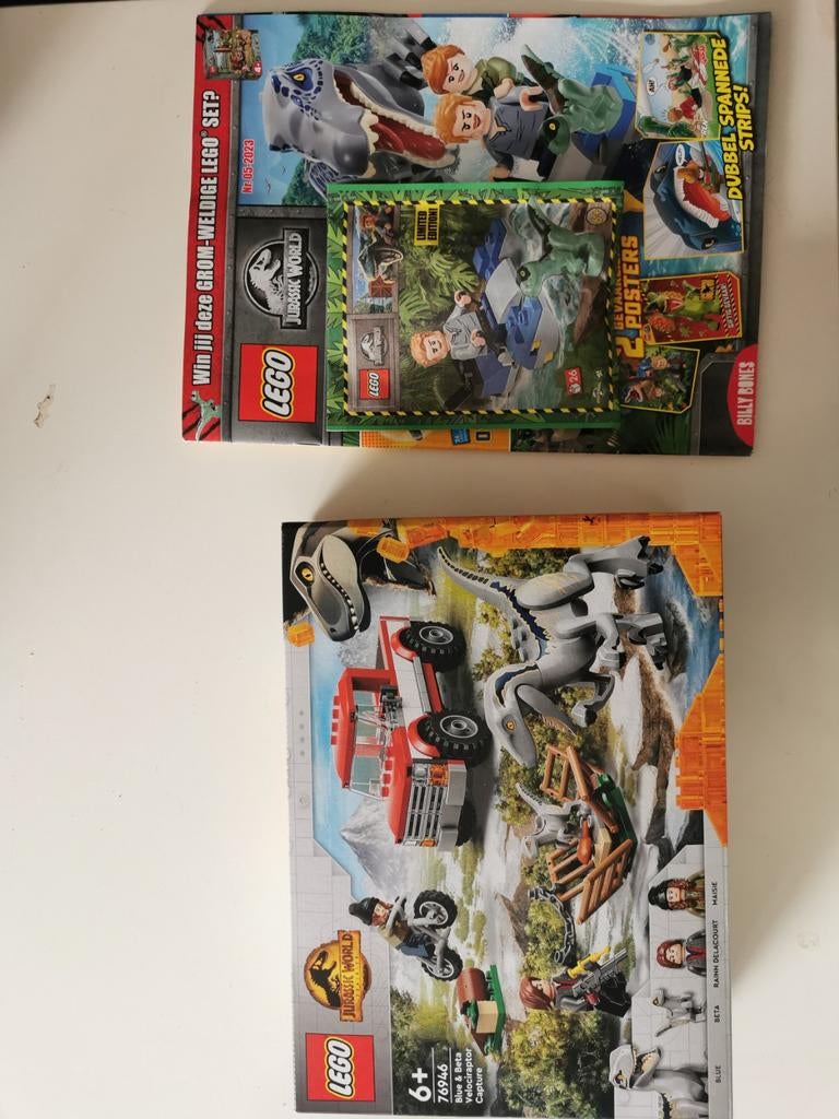Jurassic world lego 76946 + limited edition., Ophalen