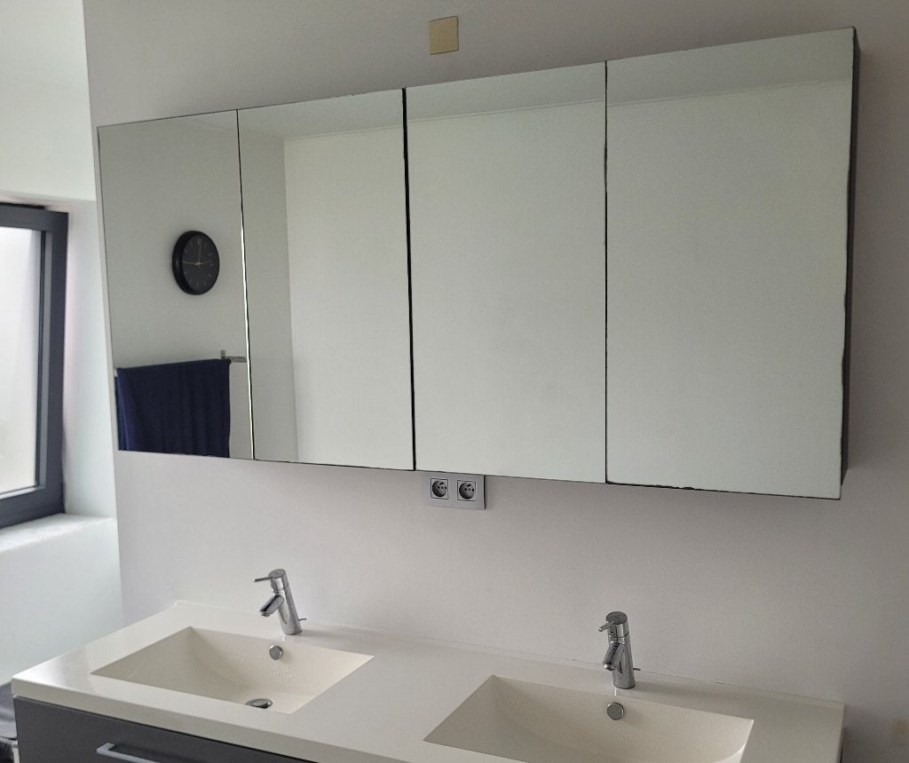 Gratis grote badkamer spiegelkasten, Ophalen, Gebruikt, Spiegelkast