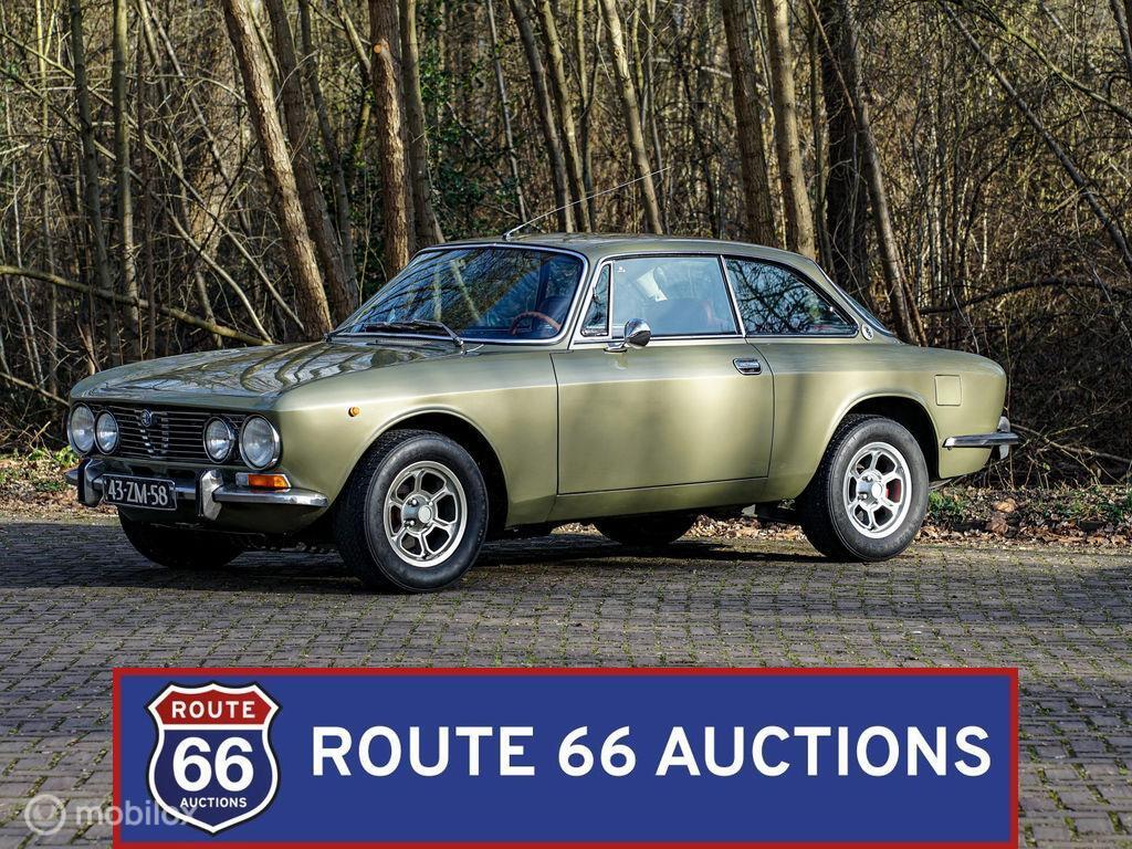 Alfa Romeo 2000 GTV | 1975 | Route 66 Auctions, Auto's, Zwart, Bedrijf, Handgeschakeld, Overige carrosserie