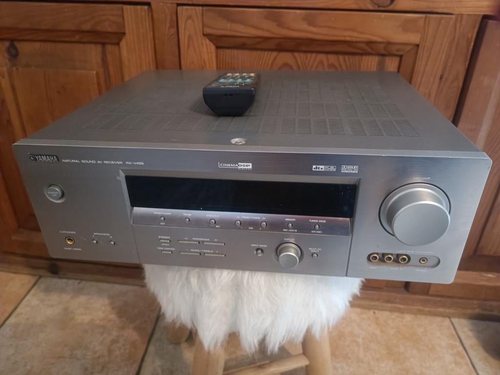 Yamaha RX V 459 Natural Sound AV Receiver 6 x 90 W ( zilver, Audio, Tv en Foto, Ophalen of Verzenden