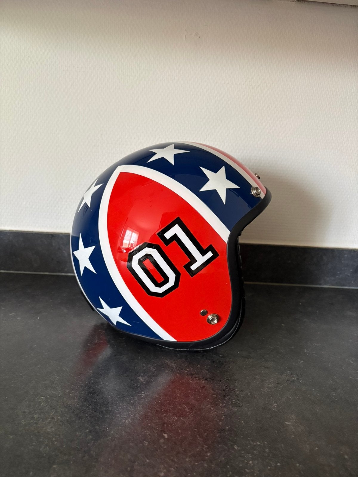 Divida open face jet helm general lee S, Motoren, Kleding | Motorhelmen, S, Ophalen of Verzenden
