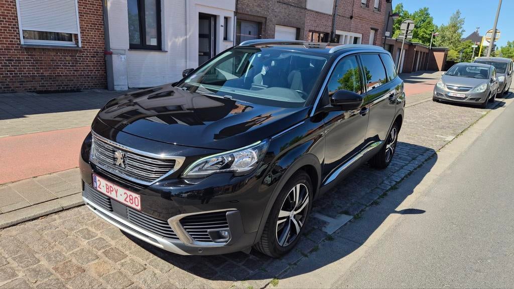 Peugeot 5008 7-zit, Auto's, Voorwielaandrijving, Leder en Stof, Handgeschakeld, Android Auto