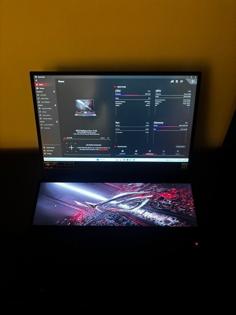ASUS ROG Zephyrus Duo 15 SE – Gaming Laptop RTX 3070, Computers en Software, Ophalen, Gebruikt, Asus, AMD Ryzen 9