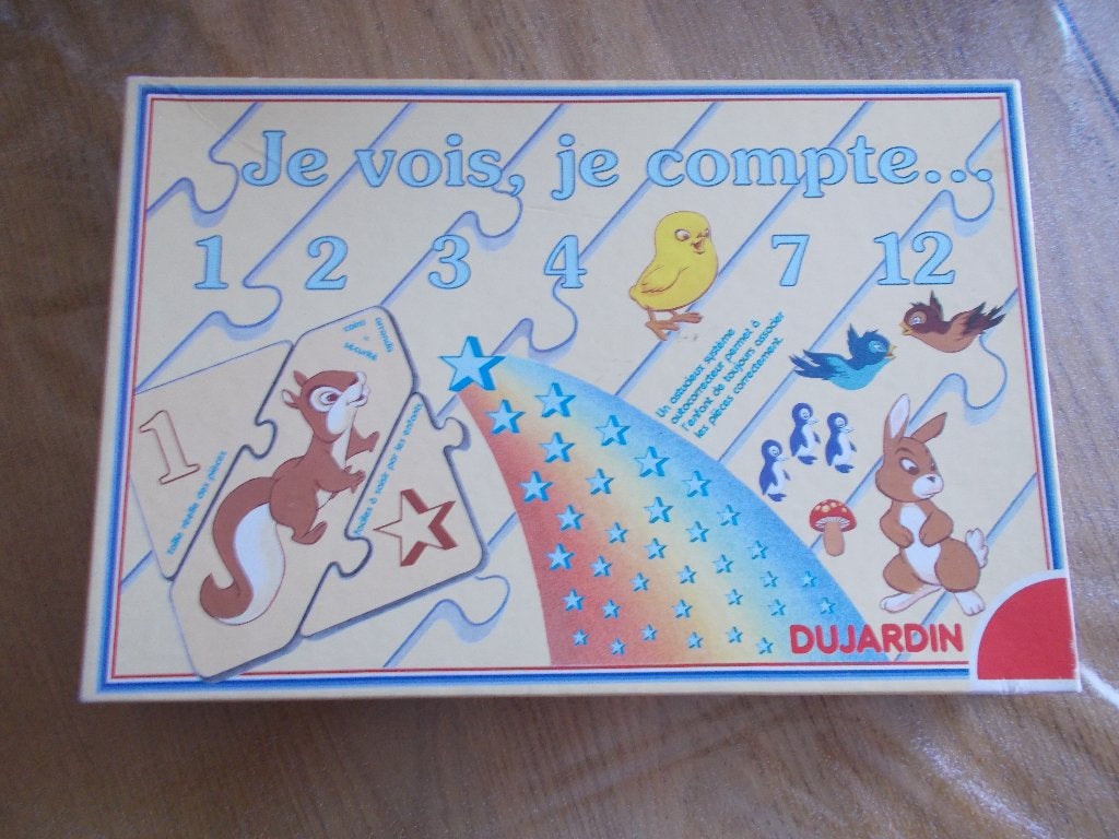 Puzzle DUJARDIN neuf "Je vois, je compte"., Ophalen, 10 tot 50 stukjes, Nieuw, 4 tot 6 jaar