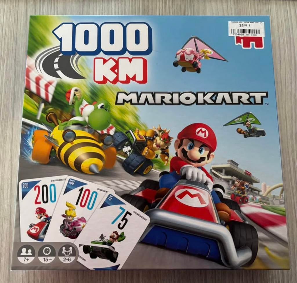 Gezelschapsspel 1000 km Mariokart, Hobby en Vrije tijd, Gezelschapsspellen | Overige, Ophalen