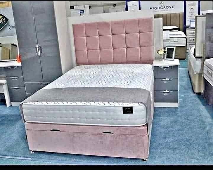 Lit avec matelas (dans toutes les tailles), Envoi, Neuf, Deux personnes, Autres couleurs