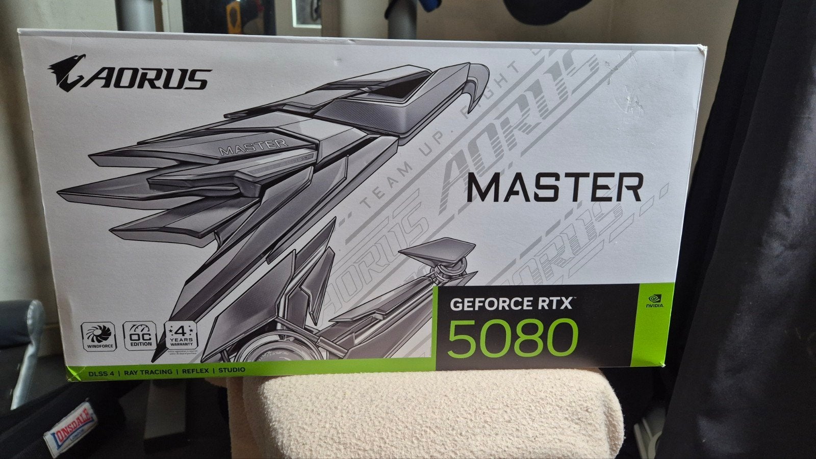 GIGABYTE AORUS GeForce RTX 5080 MASTER ICE 16G, Computers en Software, Videokaarten, Nieuw, Nvidia, PCI, HDMI