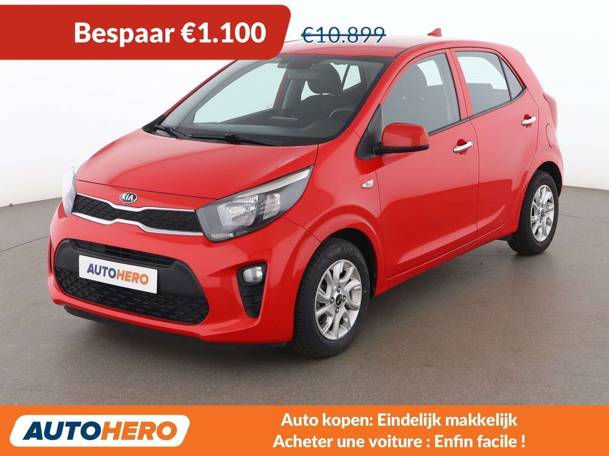 Kia Picanto 1.0 Active Business (bj 2020), Auto's, Voorwielaandrijving, 4 zetels, Stof, Overige brandstoffen