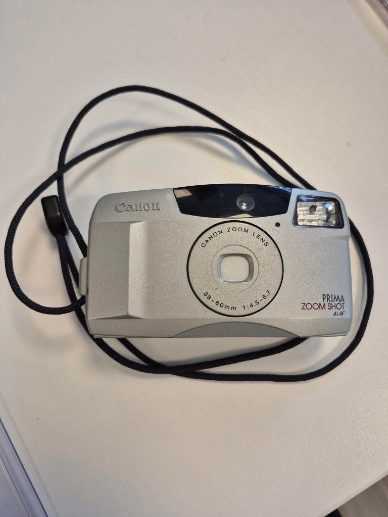 Camera Canon Prima zoom shot (Sure Shot 60) analoog 1995, Enlèvement ou Envoi, Utilisé, Compact, Canon
