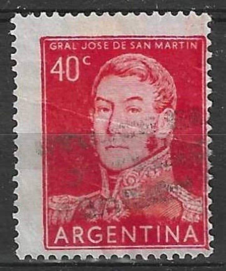 Argentinie 1956 - Yvert 568 - Jose de San Martín (ST), Verzenden, Gestempeld