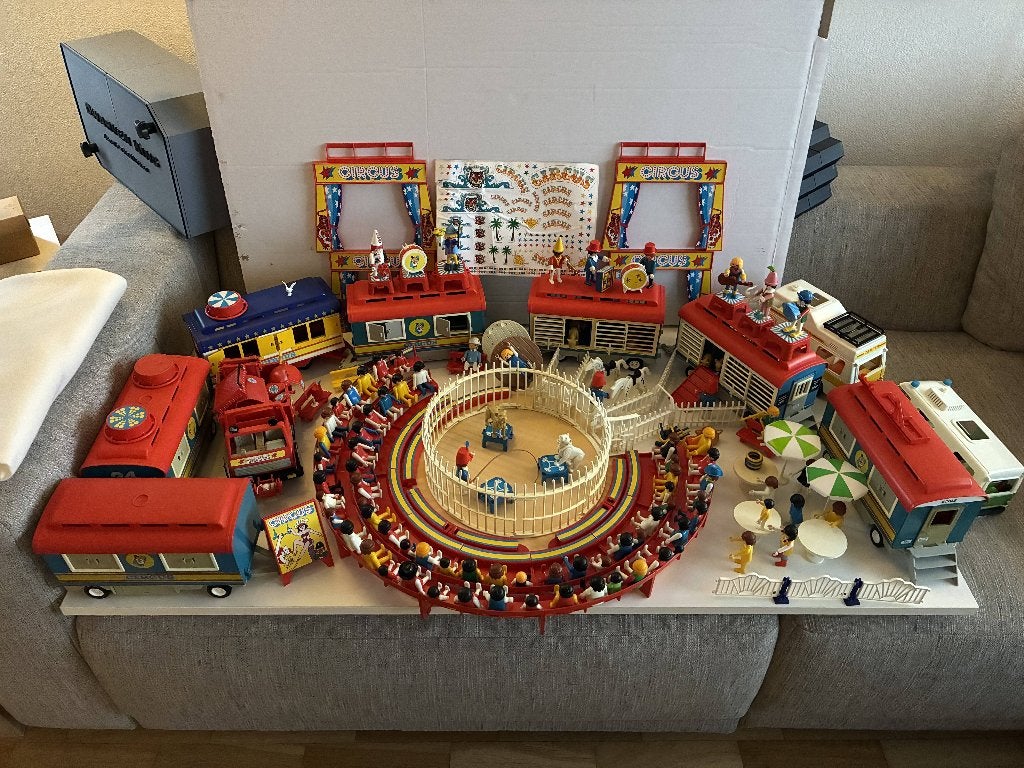 Playmobil Vintage Circus 3553 - Gigantisch veel! - Lot B9, Enlèvement ou Envoi, Family fun, Utilisé, Autres types