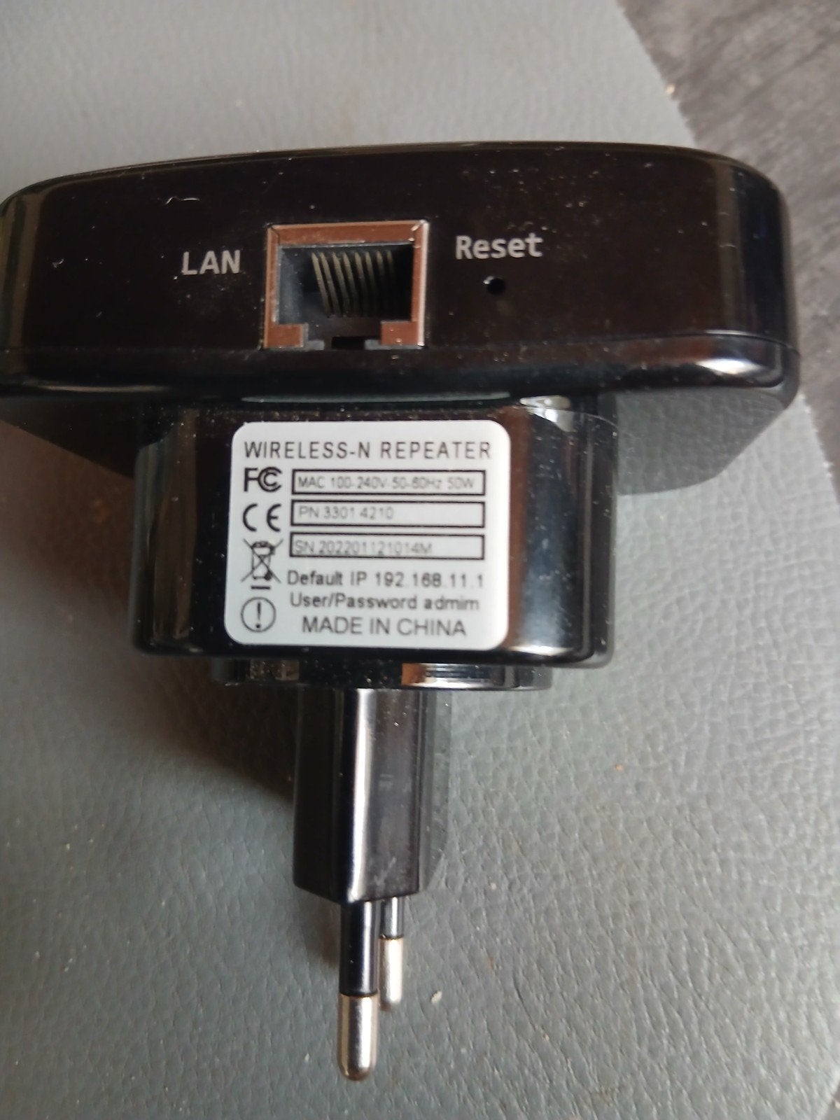 Répéteur amplificateur wifi, Enlèvement