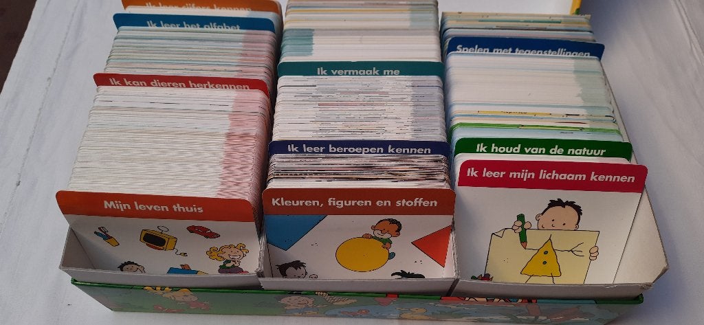 Educatieve kaarten in box (peuter/kleuter), Enfants & Bébés, Enfants & Bébés Autre, Enlèvement ou Envoi, Neuf