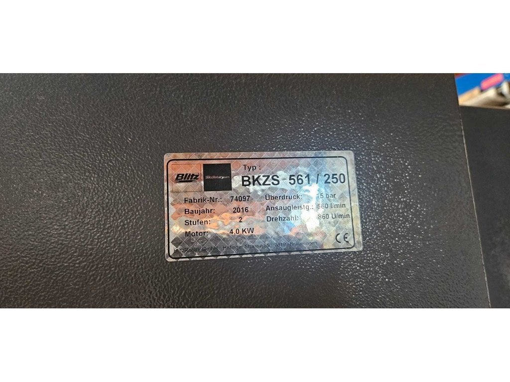 Compresseur d'air à vis Blitz, Bricolage & Construction, Enlèvement, Utilisé