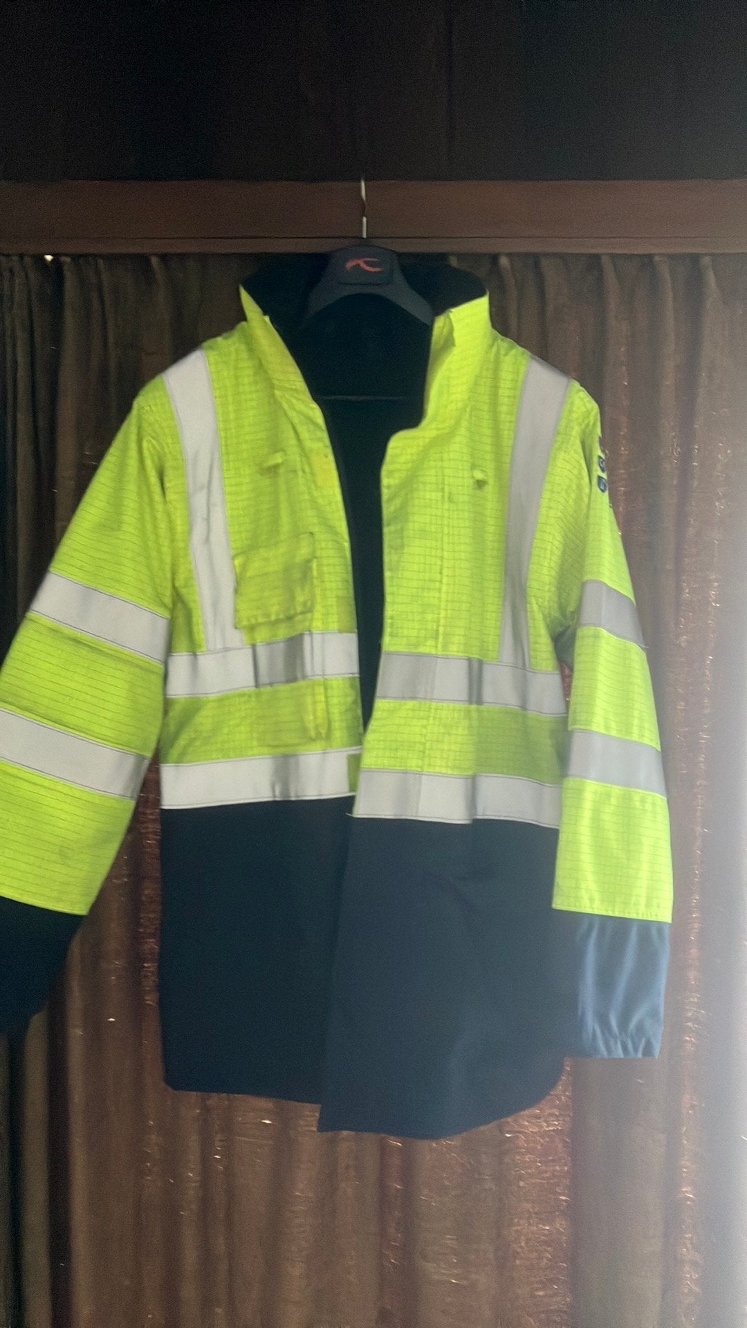 Branweerjas veiligheidsjas, Bricolage & Construction, Vêtements de sécurité, Enlèvement, Comme neuf