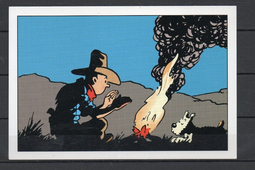 Carte postale : Hergé : Tintin T05, Collections, Enlèvement