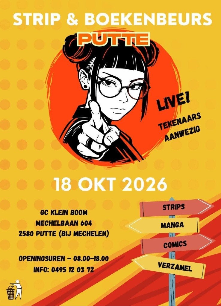 Stripverhalenbeurs (Putte) op zondag 18 oktober, Plusieurs BD, Enlèvement, Comme neuf