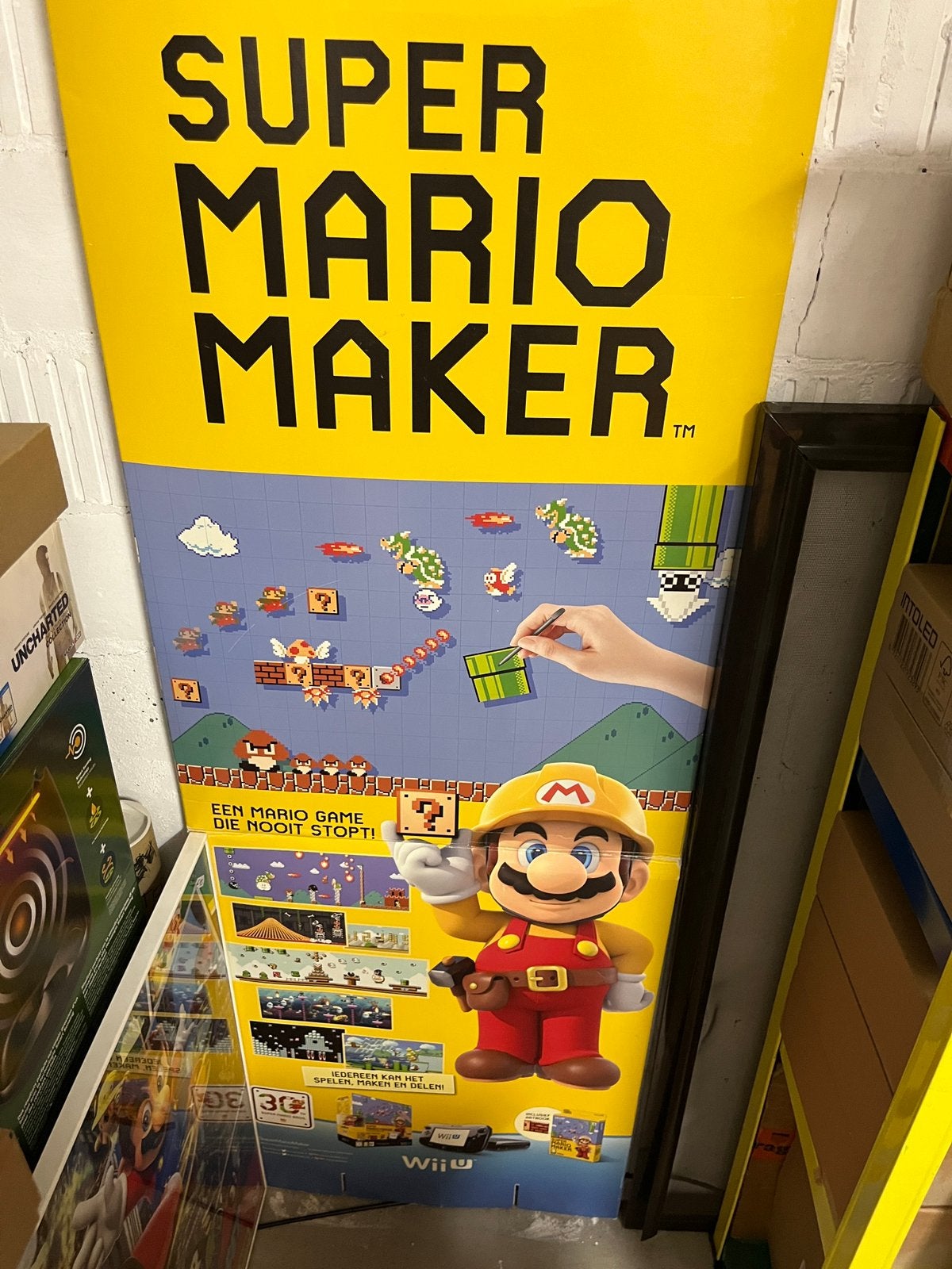 Display Mario Maker, Enlèvement, Utilisé, Panneau publicitaire