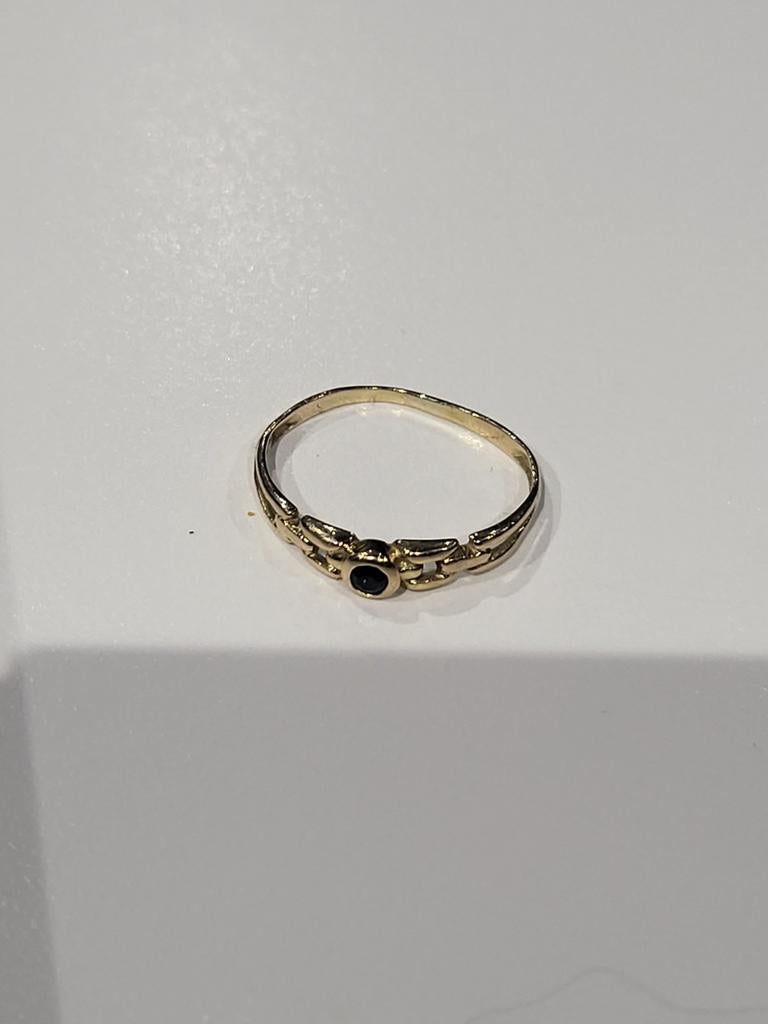 Bague or 18k avec petit rubis PRIX FIXE, Bijoux, Sacs & Beauté
