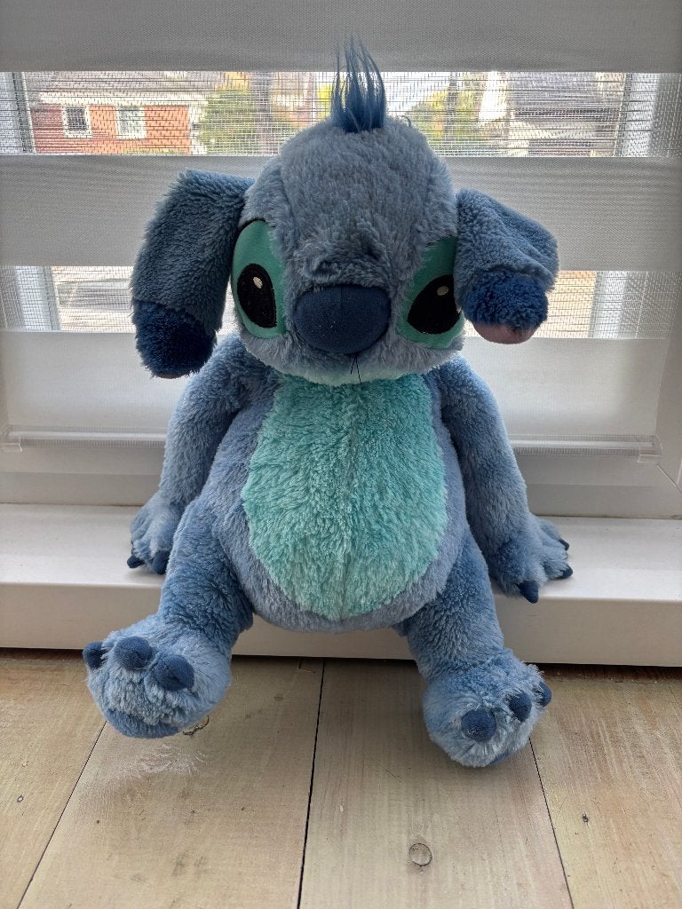 Peluche Stitch de 40cm, Kinderen en Baby's, Disney, Overige typen, Blauw, Ophalen of Verzenden