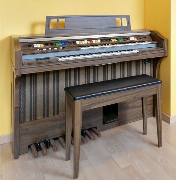 Vintage Kawai E-220 Elektronisch Orgel met Bank, Muziek en Instrumenten, Orgels, Ophalen, Gebruikt, 2 klavieren, Orgel