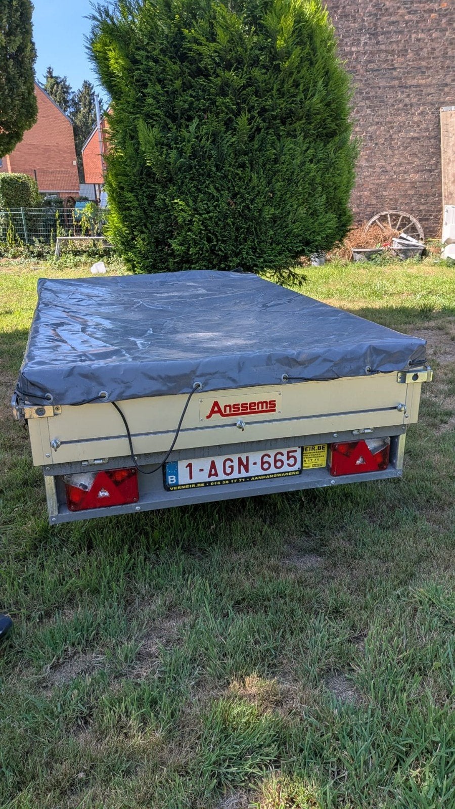 Anssems aanhangwagen, Auto diversen, Aanhangers en Bagagewagens, Ophalen