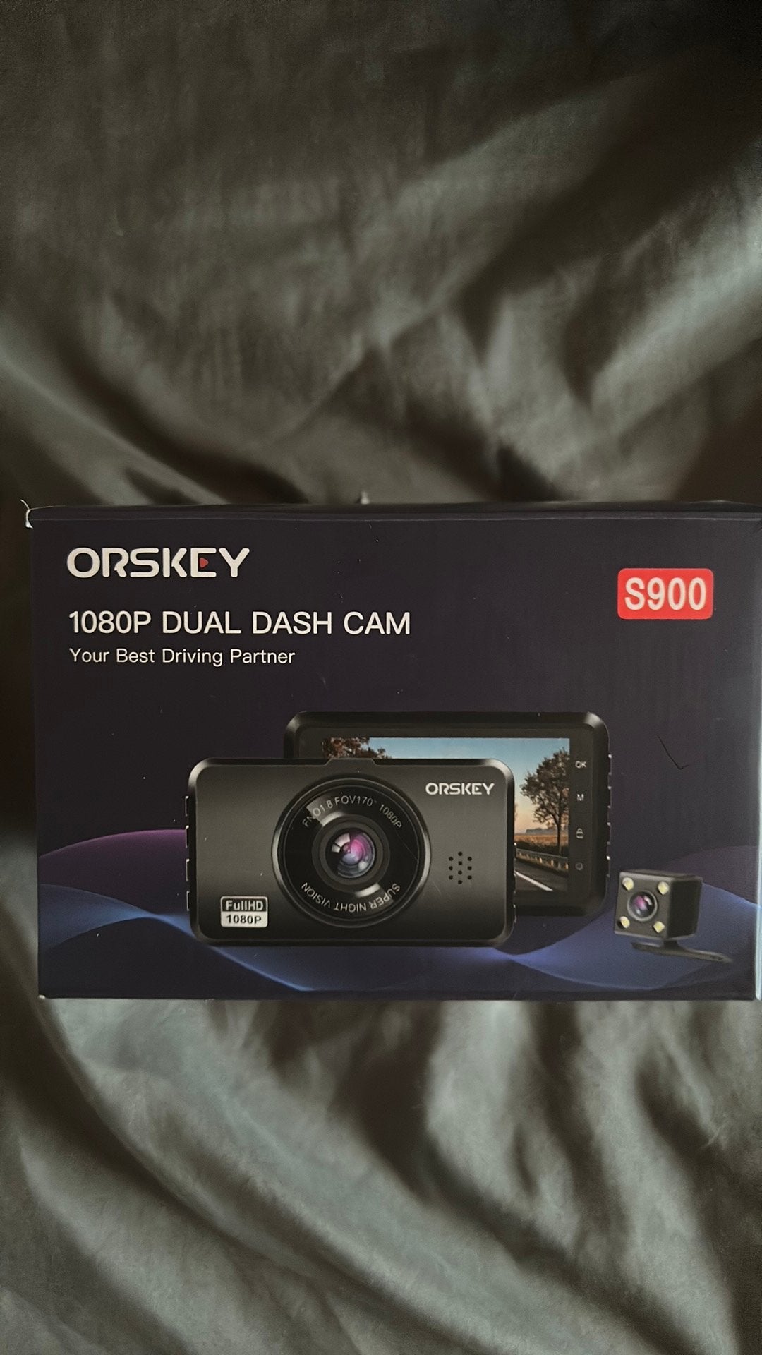 Orskey s900 dual dashcam, Auto diversen, Dashcams, Ophalen, Nieuw