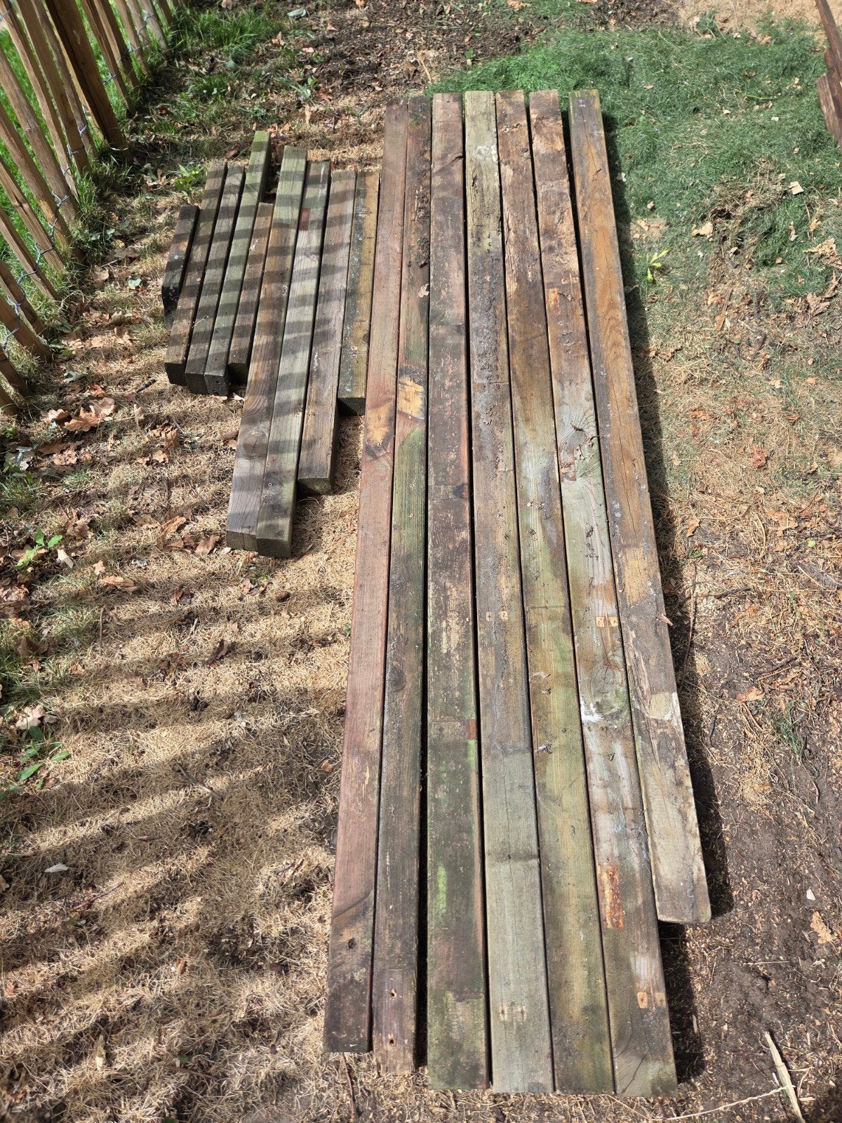 Tuinbalken, Enlèvement, Utilisé, Poutres