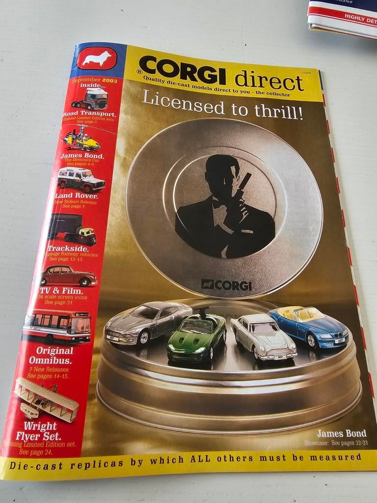 Corgi Direct september 2003 Zeldzame James Bond, Ophalen of Verzenden
