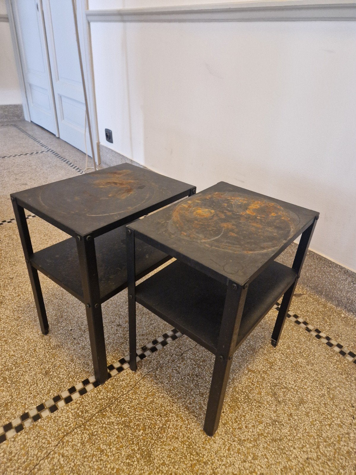 Tables d'appoint en métal, Moins de 55 cm, 45 à 60 cm, Enlèvement, Utilisé