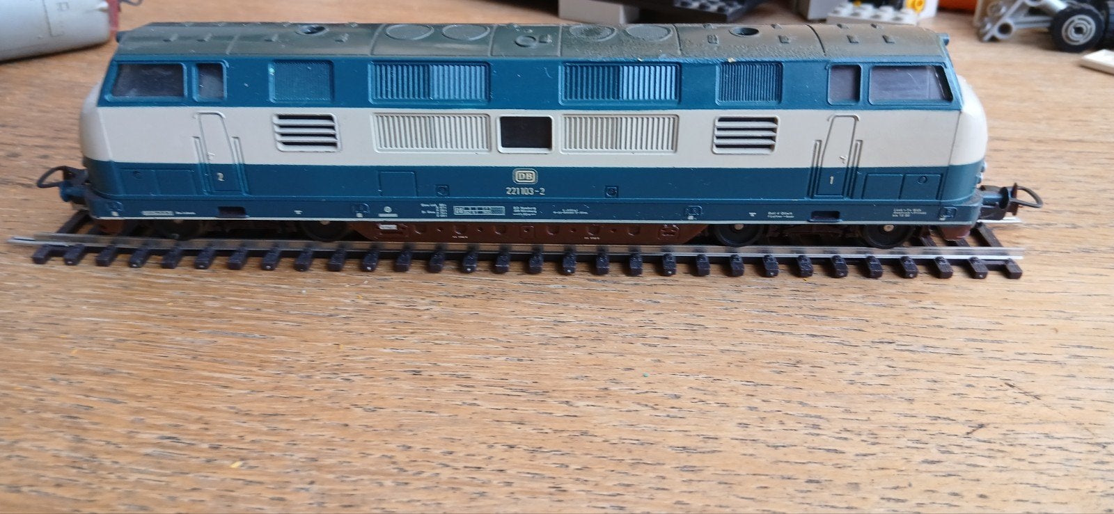 Lot 2 Locomotives Diesel DB - LIMA HO - Testées et Fonctionn, Ophalen of Verzenden, Analoog, Lima, Gelijkstroom