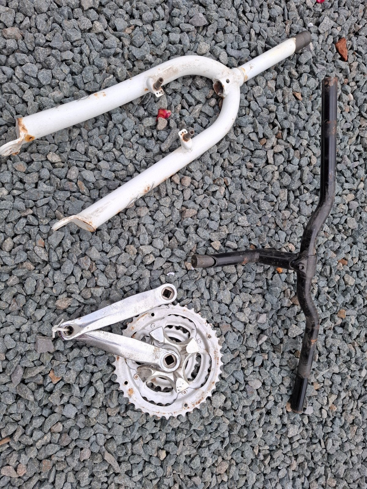 onderdelen van 24inch fiets, Enlèvement ou Envoi, Utilisé, Guidon