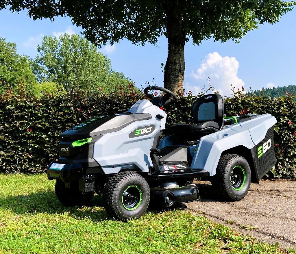 Tracteur tondeuse Ego Power, Enlèvement, Neuf, Bac de ramassage, 90 à 120 cm