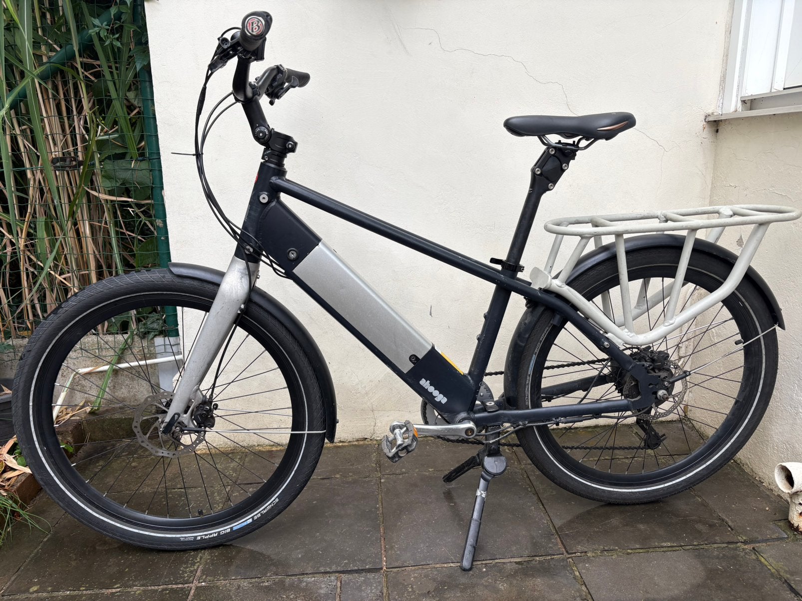 AHOOGA Modular 3300km - 950eur, Fietsen en Brommers, Elektrische fietsen, Ophalen, Zo goed als nieuw, 30 tot 50 km per accu, Overige merken