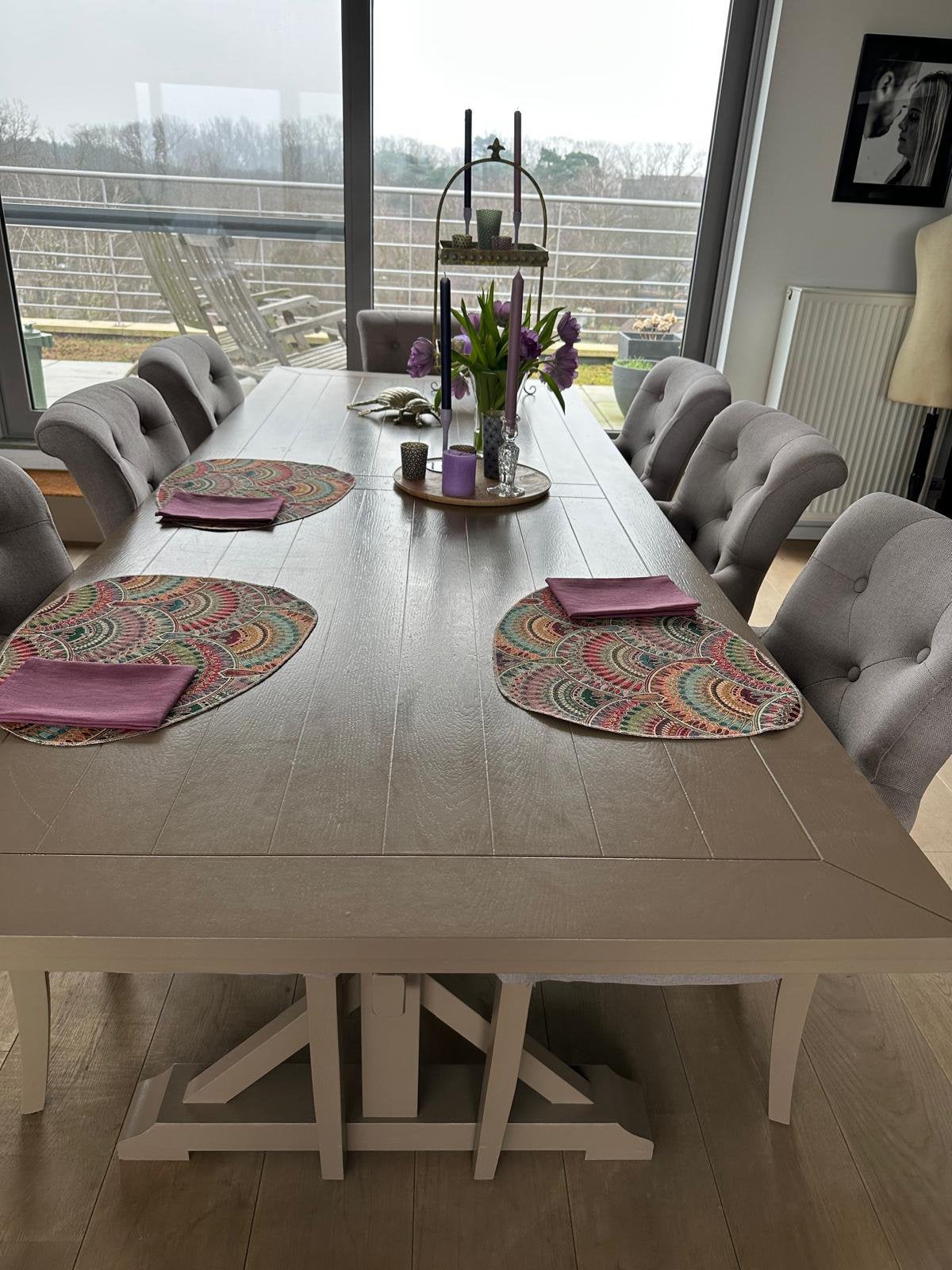Eettafel te koop zonder stoelen, Enlèvement, Comme neuf