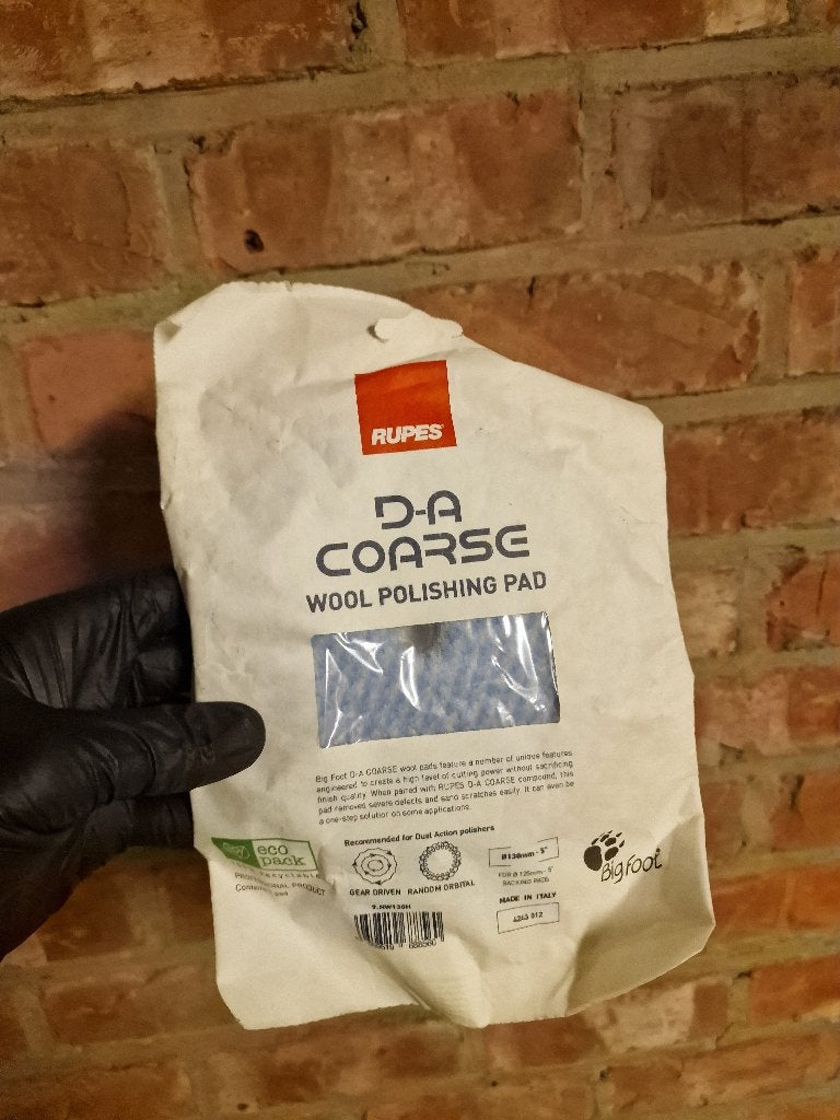 Rupes DA Coarse wool cutting pad 130mm, Ophalen of Verzenden, Nieuw