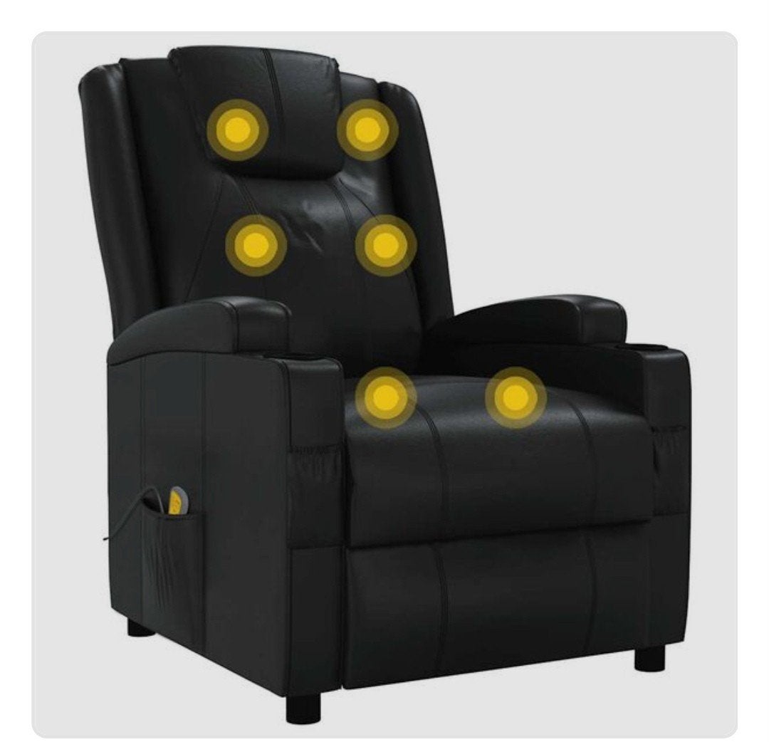 massagezetel met meerdere programma's, Enlèvement, Comme neuf, Une personne, Noir
