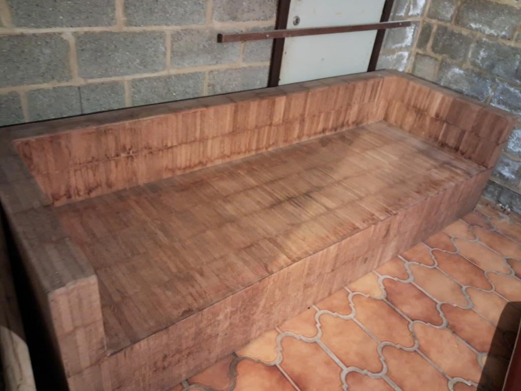 Houten zitbank, Tuin en Terras, Ophalen