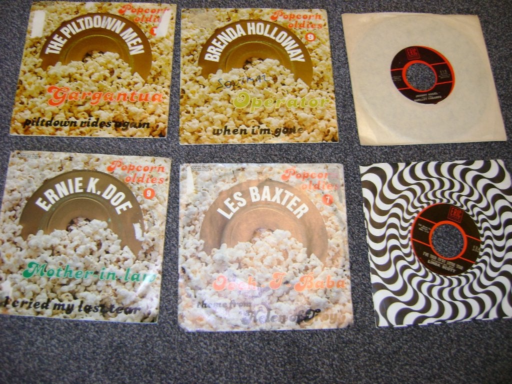 POPCORN OLDIES, CD & DVD, Vinyles | R&B & Soul, 7 inch, Comme neuf, Autres genres, Autres types