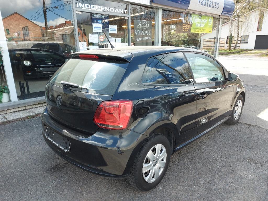 VW POLO 1,2 i- 3 P - 2012 - 70 CV- BLACK EDITION, Auto's, Euro 5, Sound system, Zwart, https://public.car-pass.be/vhr/a1a41053-2c26-4fc1-8d1e-9c827b49a25f
