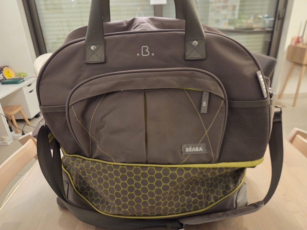 Béaba luiertas + accessoires – compleet pakket, Kinderen en Baby's, Luiertassen, Ophalen, Gebruikt, Verzorgingstas